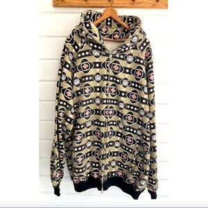 A BATHING APE BABE BABY MILO x KAWS Monogram Zip Hoodie - 4XL